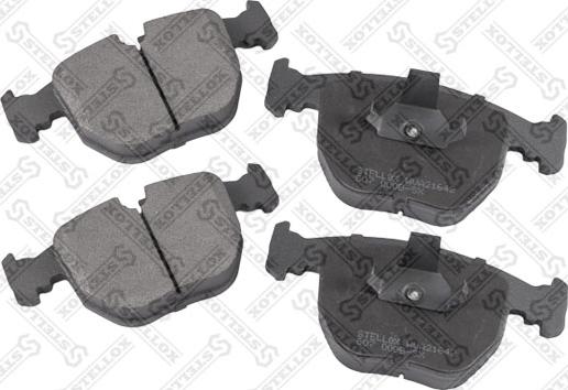 Stellox 607 000B-SX - Brake Pad Set, disc brake autospares.lv