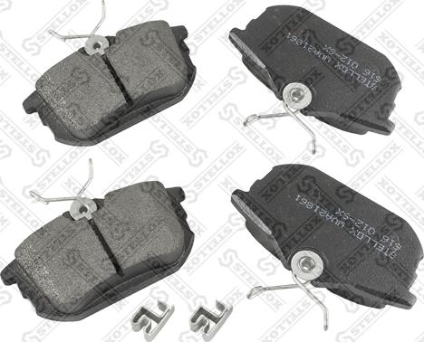 Stellox 616 012-SX - Brake Pad Set, disc brake autospares.lv