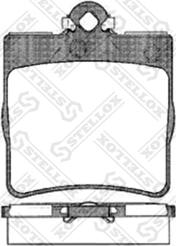 Stellox 689 000B-SX - Brake Pad Set, disc brake autospares.lv