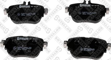 Stellox 689 007-SX - Brake Pad Set, disc brake autospares.lv