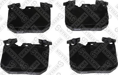 Stellox 689 030-SX - Brake Pad Set, disc brake autospares.lv