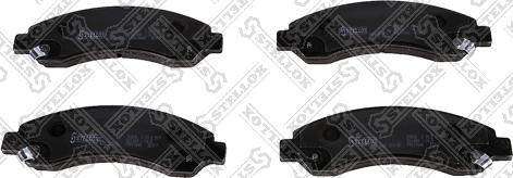 Stellox 689 023-SX - Brake Pad Set, disc brake autospares.lv