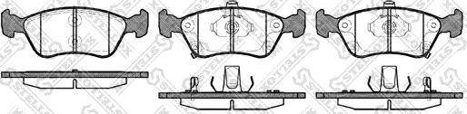 Stellox 687 002B-SX - Brake Pad Set, disc brake autospares.lv