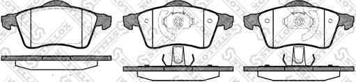 Stellox 629 000B-SX - Brake Pad Set, disc brake autospares.lv