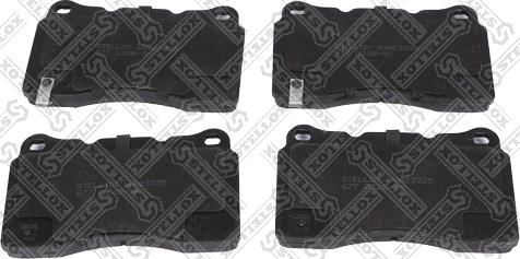 Stellox 677 032B-SX - Brake Pad Set, disc brake autospares.lv