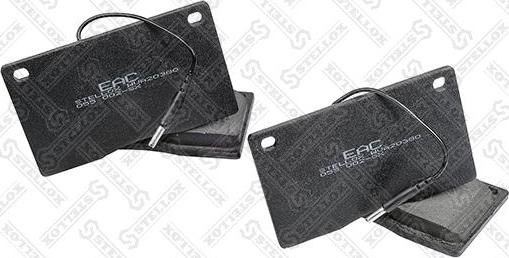 Stellox 055 002-SX - Brake Pad Set, disc brake autospares.lv