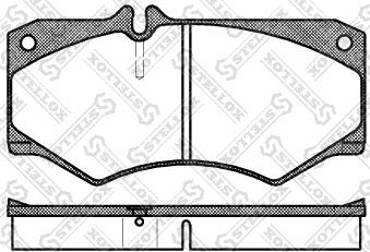 Stellox 058 030-SX - Brake Pad Set, disc brake autospares.lv