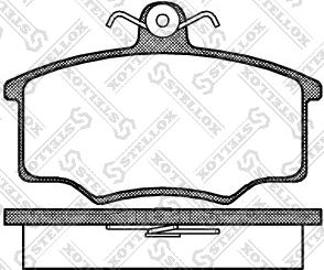 Stellox 057 000-SX - Brake Pad Set, disc brake autospares.lv