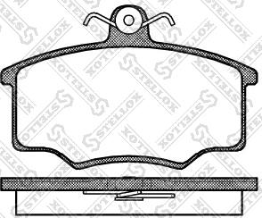 Stellox 057 020-SX - Brake Pad Set, disc brake autospares.lv