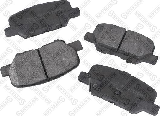 Stellox 000 653B-SX - Brake Pad Set, disc brake autospares.lv