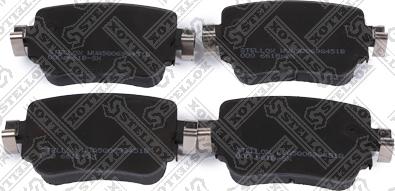 Stellox 000 661B-SX - Brake Pad Set, disc brake autospares.lv