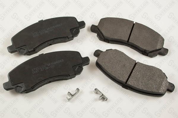 Stellox 000 673B-SX - Brake Pad Set, disc brake autospares.lv