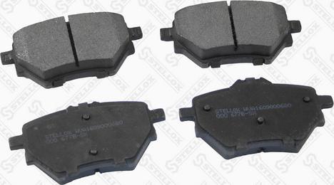 Stellox 000 677B-SX - Brake Pad Set, disc brake autospares.lv