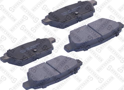 Stellox 000 057-SX - Brake Pad Set, disc brake autospares.lv