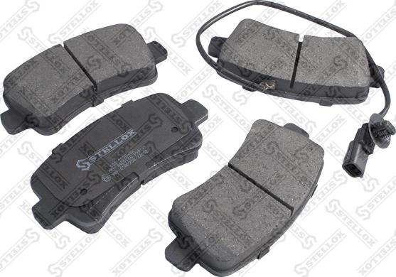 Stellox 000 009B-SX - Brake Pad Set, disc brake autospares.lv