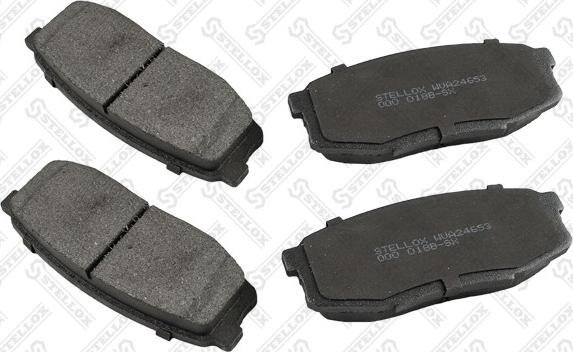 Stellox 000 018B-SX - Brake Pad Set, disc brake autospares.lv