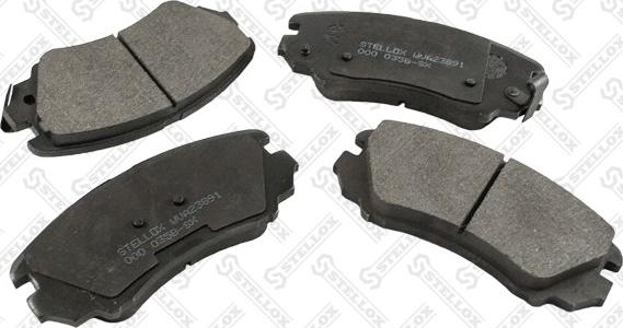 Stellox 000 035B-SX - Brake Pad Set, disc brake autospares.lv