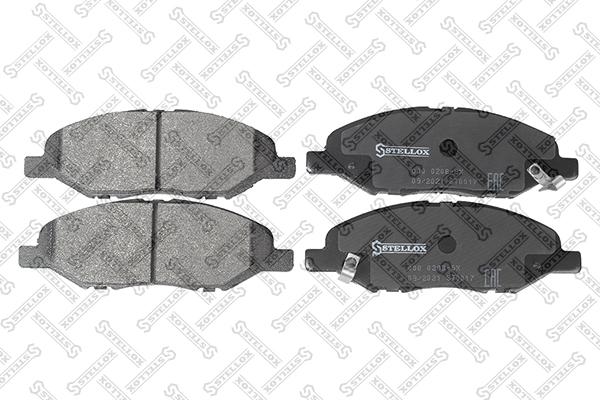 Stellox 000 020B-SX - Brake Pad Set, disc brake autospares.lv