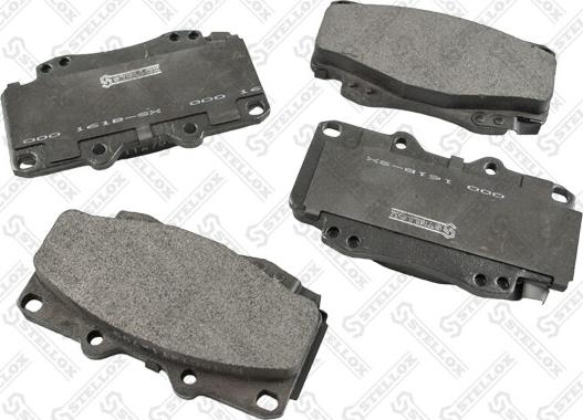 Stellox 000 161B-SX - Brake Pad Set, disc brake autospares.lv