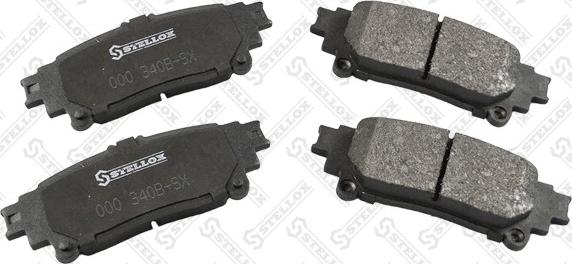 Stellox 000 340B-SX - Brake Pad Set, disc brake autospares.lv