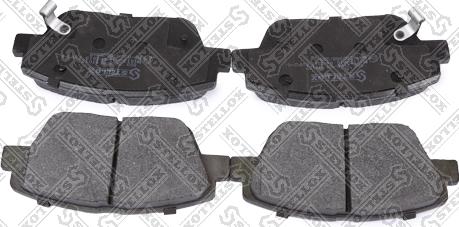 Stellox 000 360B-SX - Brake Pad Set, disc brake autospares.lv