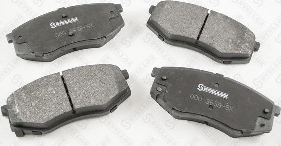 Stellox 000 363B-SX - Brake Pad Set, disc brake autospares.lv