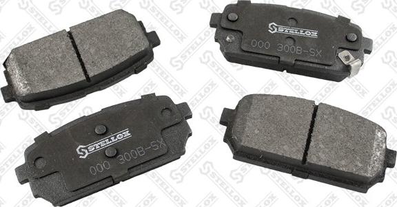 Stellox 000 300B-SX - Brake Pad Set, disc brake autospares.lv