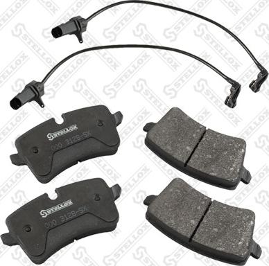 Stellox 000 312B-SX - Brake Pad Set, disc brake autospares.lv