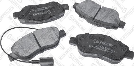 Stellox 000 243B-SX - Brake Pad Set, disc brake autospares.lv