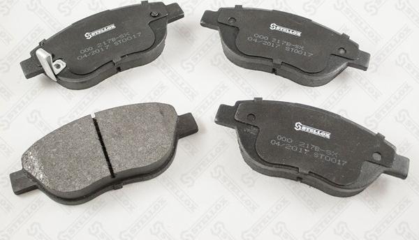 Stellox 000 217B-SX - Brake Pad Set, disc brake autospares.lv