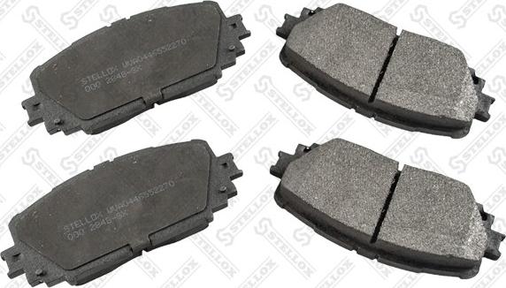 Stellox 000 284B-SX - Brake Pad Set, disc brake autospares.lv