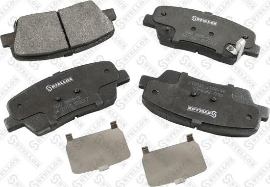 Stellox 000 287B-SX - Brake Pad Set, disc brake autospares.lv