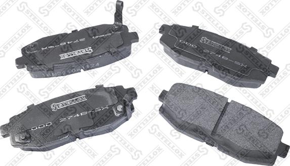 Stellox 000 274B-SX - Brake Pad Set, disc brake autospares.lv