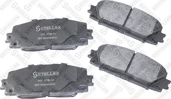 Stellox 000 273B-SX - Brake Pad Set, disc brake autospares.lv