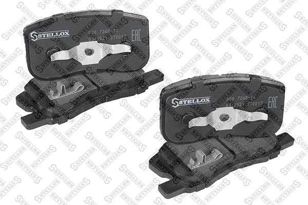 Stellox 000 726B-SX - Brake Pad Set, disc brake autospares.lv