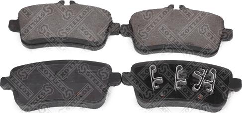 Stellox 000 728B-SX - Brake Pad Set, disc brake autospares.lv