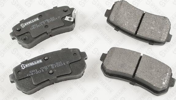 Stellox 001 087B-SX - Brake Pad Set, disc brake autospares.lv