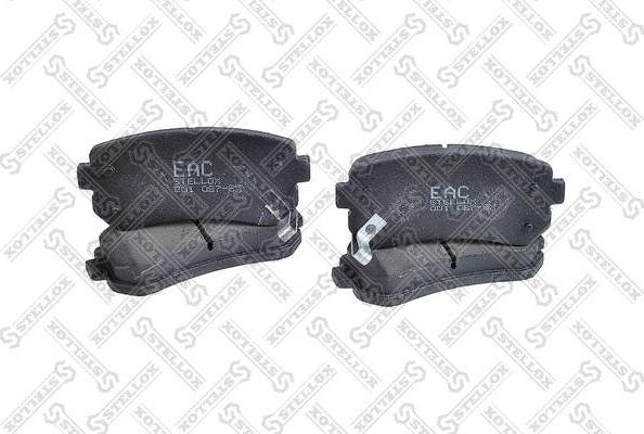 Stellox 001 087-SX - Brake Pad Set, disc brake autospares.lv