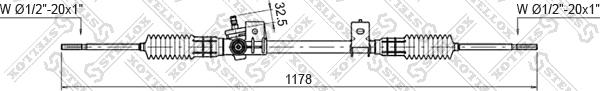 Stellox 00-35030-SX - Steering Gear autospares.lv