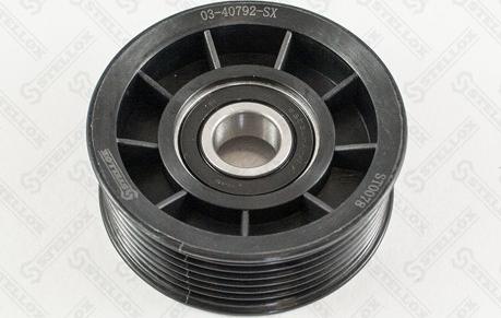 Stellox 03-40792-SX - Pulley, v-ribbed belt autospares.lv