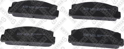 Stellox 033 000-SX - Brake Pad Set, disc brake autospares.lv