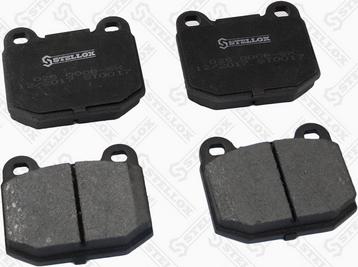 Stellox 025 000B-SX - Brake Pad Set, disc brake autospares.lv