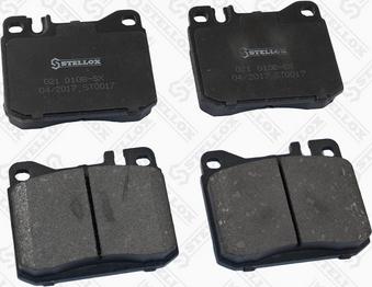 Stellox 021 010B-SX - Brake Pad Set, disc brake autospares.lv