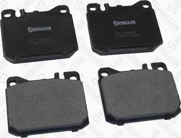 Stellox 021 020B-SX - Brake Pad Set, disc brake autospares.lv