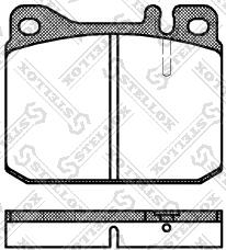 Stellox 021 020-SX - Brake Pad Set, disc brake autospares.lv