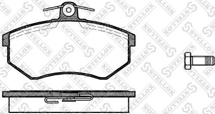 Stellox 145 040-SX - Brake Pad Set, disc brake autospares.lv