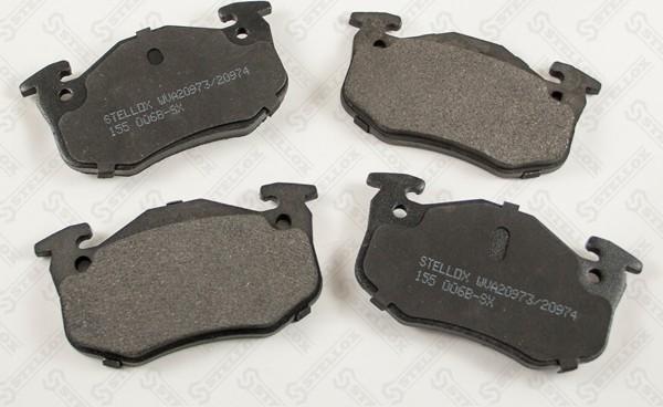 Stellox 155 006B-SX - Brake Pad Set, disc brake autospares.lv