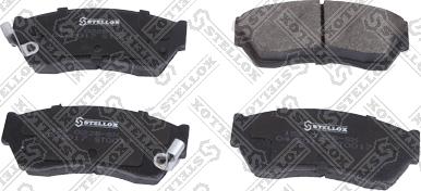 Stellox 158 022B-SX - Brake Pad Set, disc brake autospares.lv