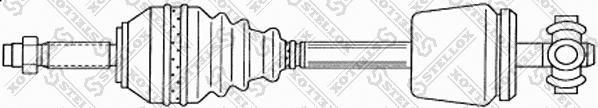 Stellox 158 1766-SX - Drive Shaft autospares.lv