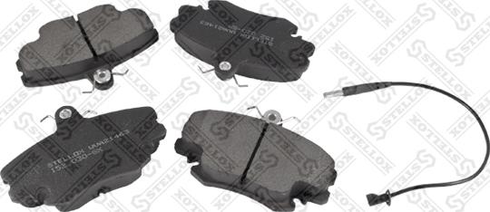 Stellox 152 030-SX - Brake Pad Set, disc brake autospares.lv